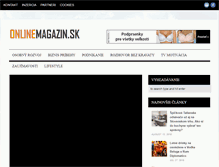 Tablet Screenshot of onlinemagazin.sk